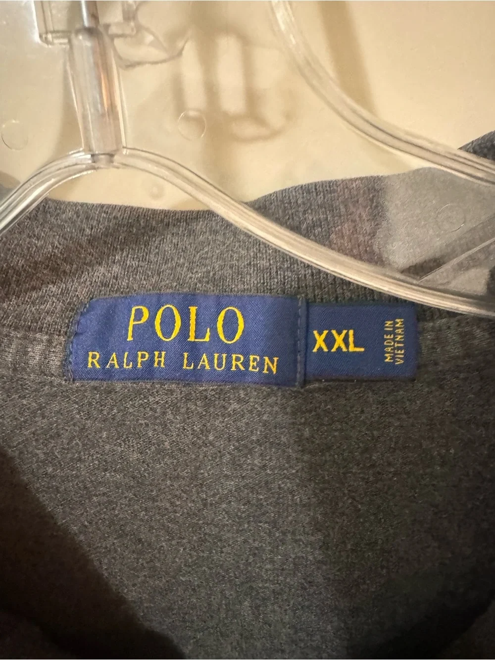 Polo by Ralph Lauren Men's Dark Gray Classic Polo Shirt size XXL